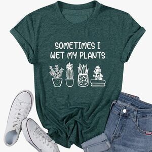 Chic Nation Green Graphic Tee